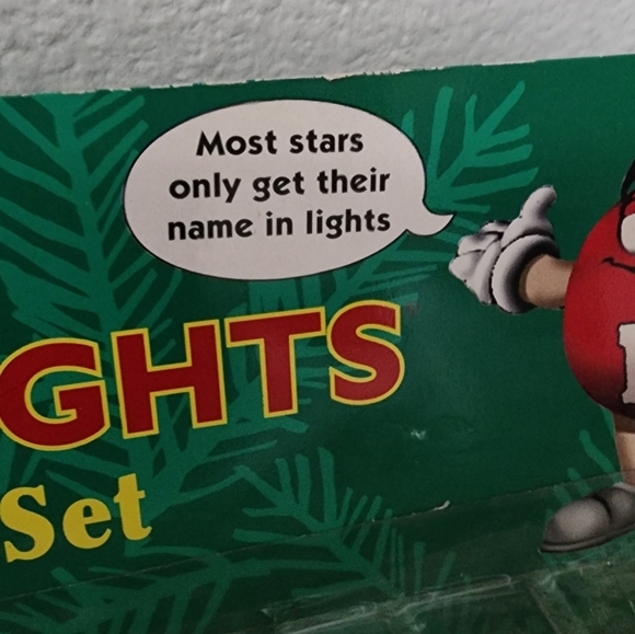 M&M'S Party Lights Set - Red, Yellow, Green - Picture 3 of 5
